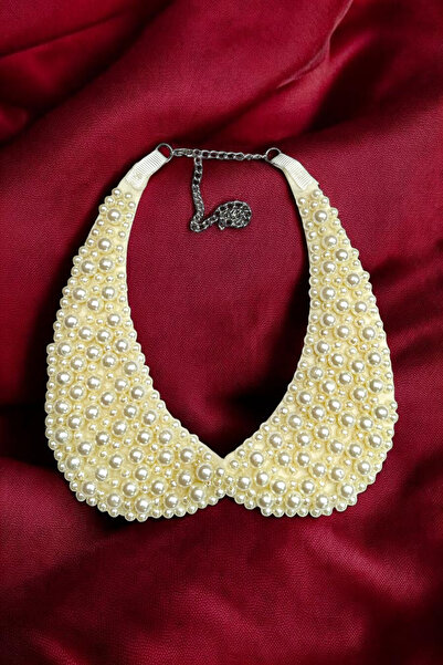 PETEK AKSESUAR Vintage Collar Necklace with Pearls