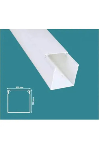 Mutlusan 100X100 Mm Kablo Kanalı 2 Metre