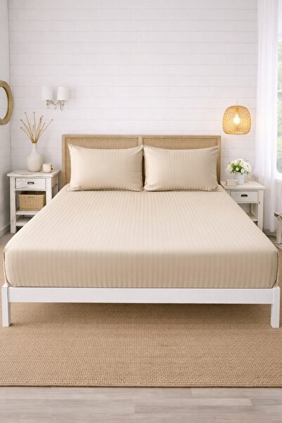 moon secret tekstil 100% Cotton Elastic Sheet Duvet Cover Set 180 X 200