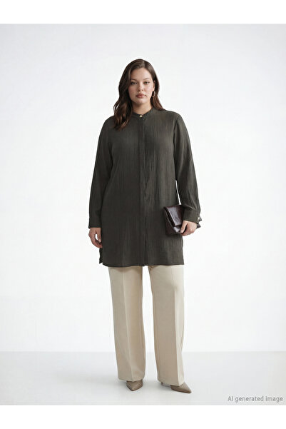 LC Waikiki I Hakim Roba Yaka Textured Women's Shirt Tunic from Freezen Store