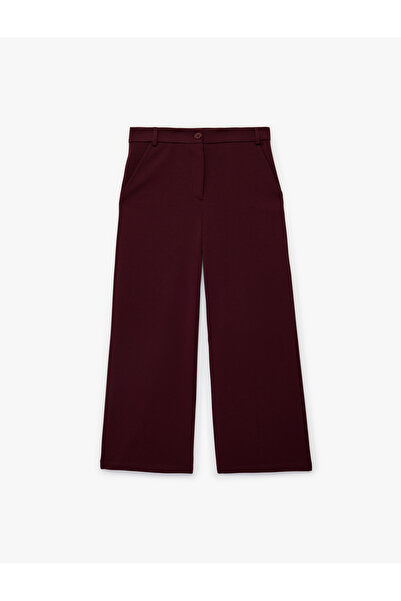 Koton Pantaloni largi cu buzunare și fermoar