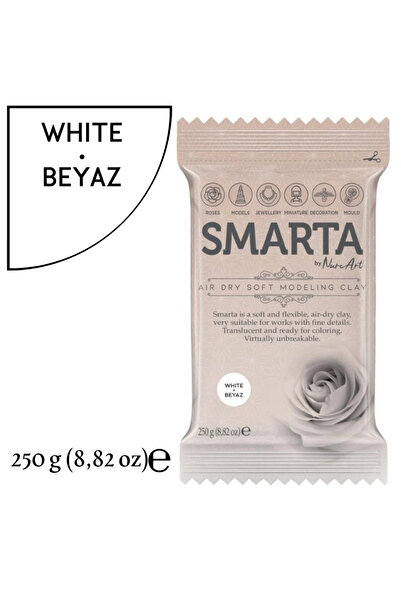 Gıpta Smarta Air Soft Modelling Clay 250gr Hava İle Kuruyan Modelleme Kili Be...