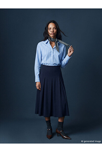 LC Waikiki Nevavm Farklı Beli Zippered Pleated Skirt