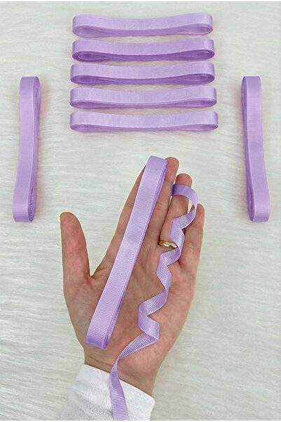 ZEYMERADE Panglică grogren liliac 1 cm 10 metri, Bohça Zestre Nuntă Naștere Z...