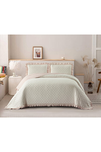 Valensi Home Lisbon Tek Kişilik Yatak Örtüsü - Bej