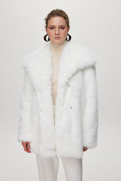 Zühre Short Fur White Coat 13828