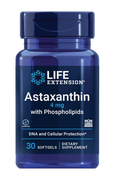 Life Extension Astaxanthin with Phospholipids – Antioxidant Support, Eye Heal...