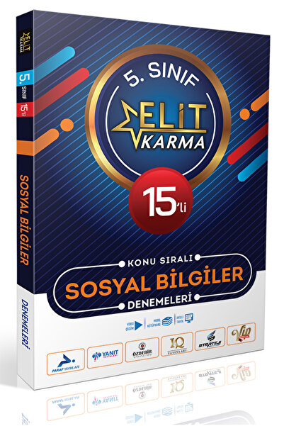 paraf yayınları ELİT KARMA 5. SINIF SOSYAL BİLGİLER 15'Lİ BRANŞ DENEMESİ