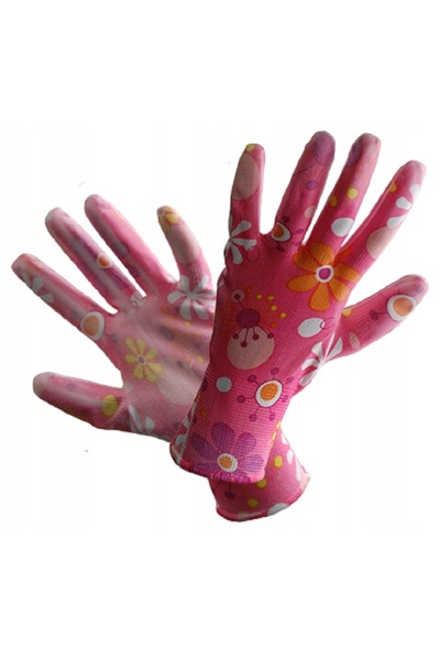 Other Rękawice robocze, ogrodowe różowe | R.8