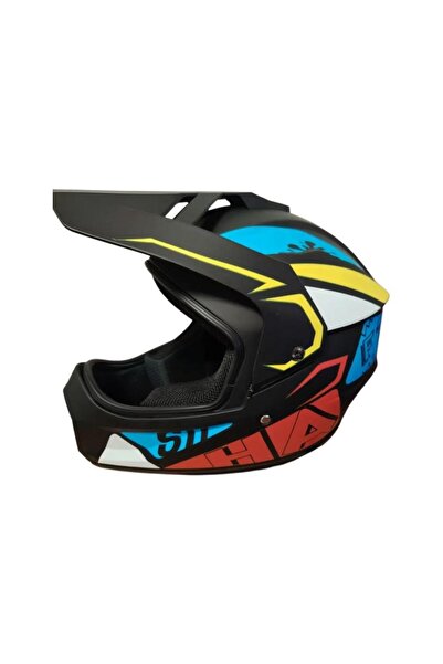 SARİSSA BİSİKLET Vgv L-03 Model Motocross Helmet Offroad Helmet, 57-58cm Ece ...