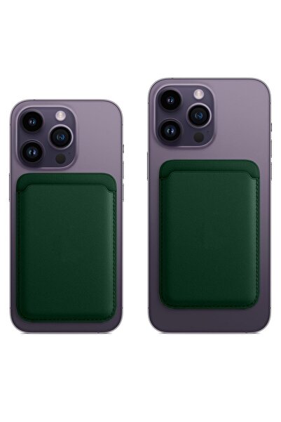 CaseHub Magsafe Wallet Magnetic Leather Card Holder Compatible with All Phone...