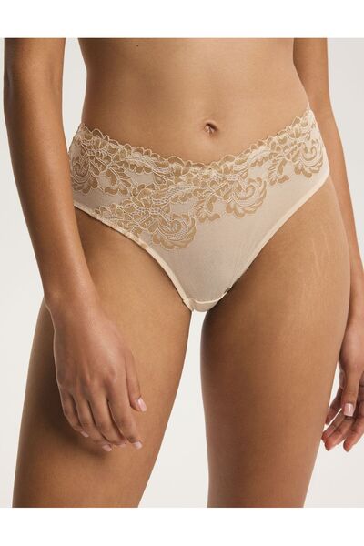 ESOTIQ Women's Elegant Briefs High Waist Panties Mesh & Beautiful Floral Lace...