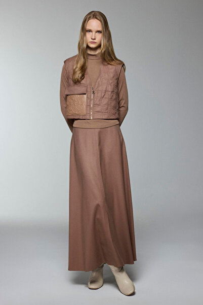 Zühre Patterned Pocket Detailed Triple Combination Mocha Set 1650