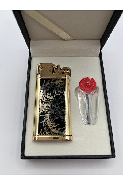 Hunter Premium Benzinli Metal Çakmak | Kendi Özel Kutusunda | Şık & Dayanıklı