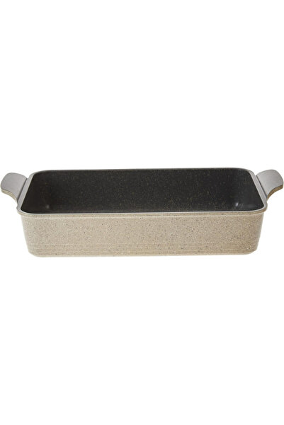 NEOFLAM Rectangular Korean Granite tray, Beige Color, Medium size. Capacity 5...