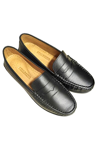 Bulldozer 261669 Жіночі шкіряні еластичні та м'які зручні лофери на підошві