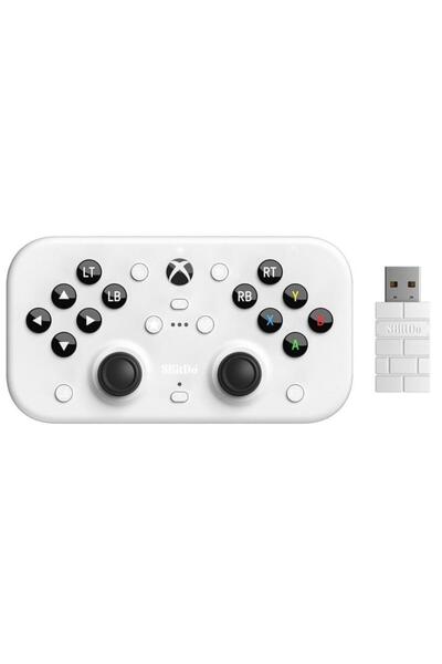 8Bitdo Controler wireless Lite SE 2.4G, alb