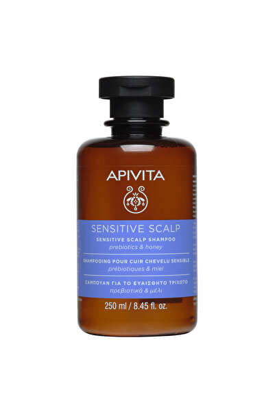 Apivita شامبو أففيتا لفروة الرأس الحساسة، 250 مل