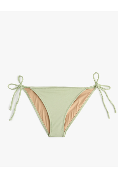 Koton Triangle Bikini Bottom with Drawstrings on the Sides