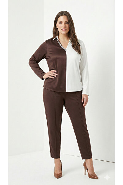 Bedrinxxl Büyük Beden Tiramisu Takım