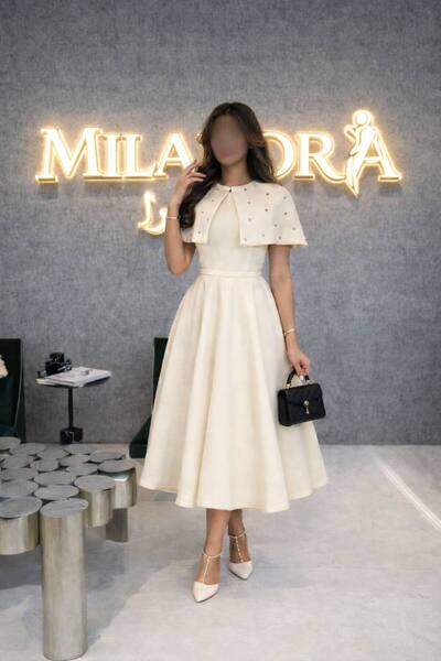 MILANORA A soft, flowing dress for Eid