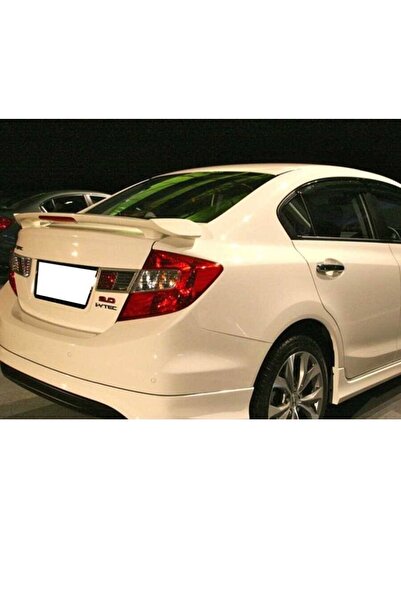 X POWER TUNİNG honda civic fb7 (2012-2015) uyumlu plastik boyasız ışıklı spoiler