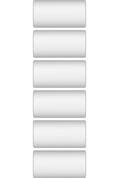 Ballograf Radiera mini pentru creion mecanic Rondo, albă - pachet de 6