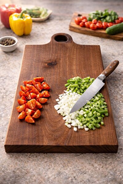 ODUNHERİF06 DOĞRAMA TAHTASI - CEVİZ DOĞRAMA TAHTASI - SUNUM TAHTASI - CEVİZ S...