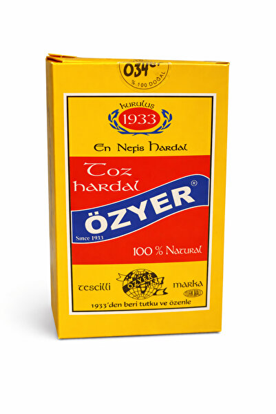 Özyer Toz Hardal 500 gr – Katkısız %100 Doğal Hardal Tozu