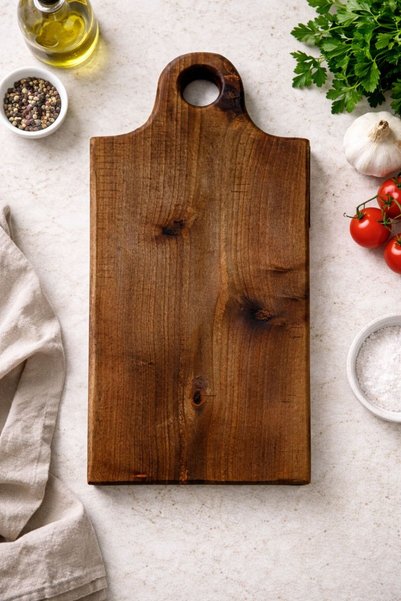 ODUN HERİF 06 Chopping Board - Walnut Chopping Board - Presentation Board - Walnut Presentation Board