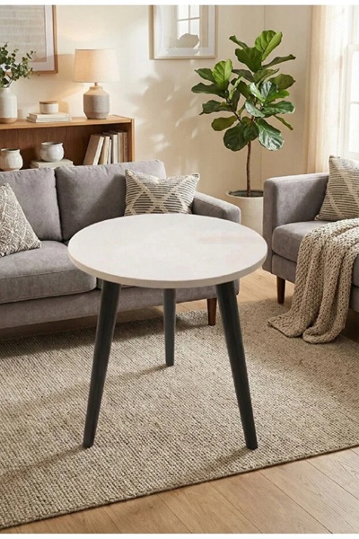 Fun Moment Elegant serving table for the living room (Diameter 33 cm x Height...