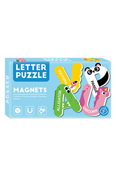Arkolino Set litere magnetice copii, 26 bucati,