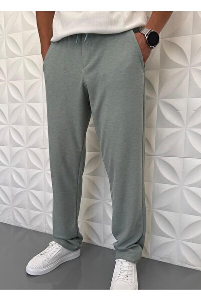 WENMİNG Men's Waffle Fabric Comfortable Fit Summer Sweatpants