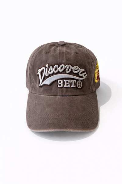 FEEMELS Vintage Look Denim Hat with Embroidery - Unisex Casual Baseball Cap