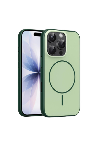 Marsilyan غطاء جوكو آيفون 16 برو ماكس نيفا ماجسيف - أخضر داكن