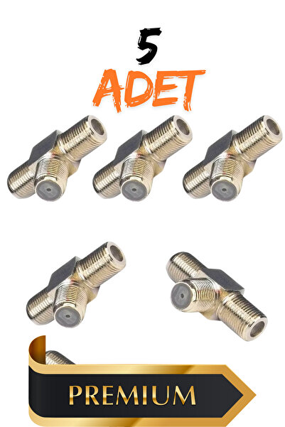 Rabelix Online Marketing 5 Adet T Tip Sinyal Dağıtıcı Çoklayıcı Konnektör 3 l...