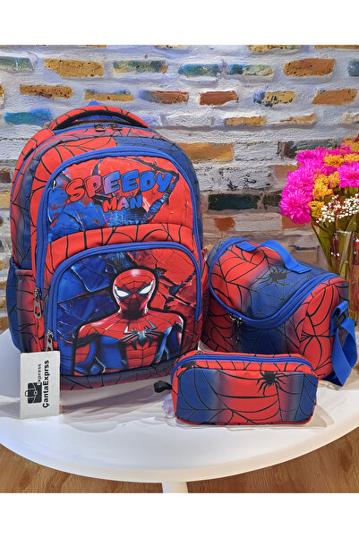 ÇantaExpress Set de 3 rucsacuri pentru băieți, cu model cu personaje, pentru ...