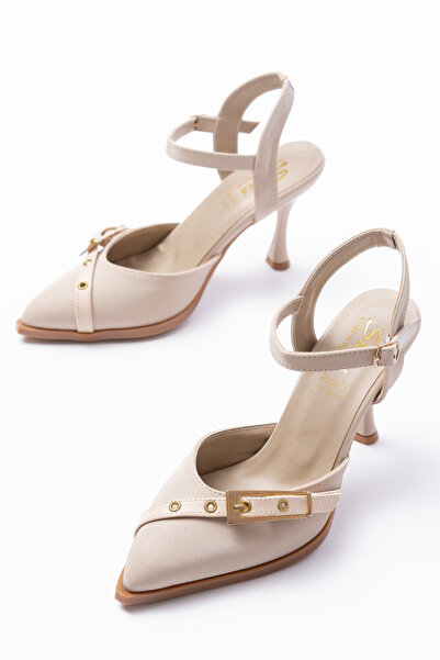 ACMZ SHOES Stiletto Buckle Detailed Shoes