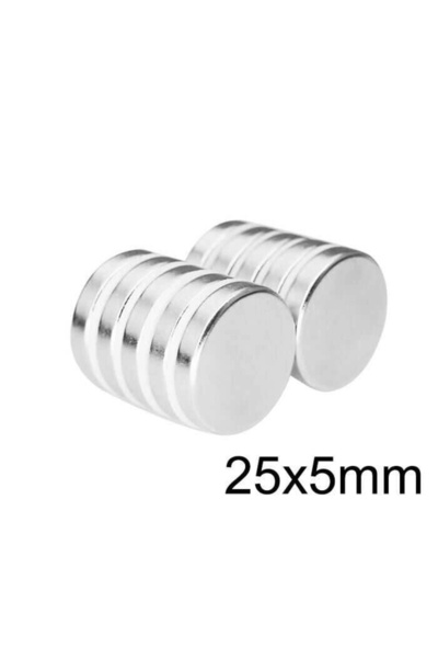 Genel Markalar 25X5mm Neodyum Güçlü Mıknatıs - Neodim Magnet