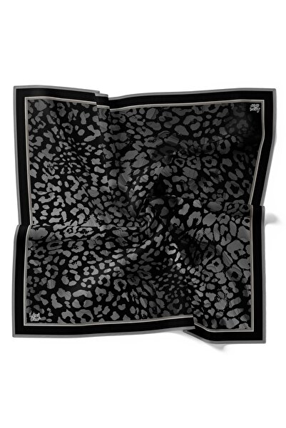 Levidor Leopard Pattern Sparkling Crystal Scarf