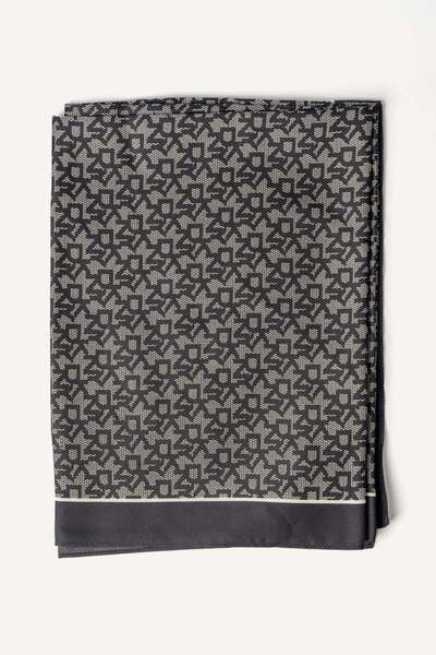 Dkny وشاح بشعار مربع