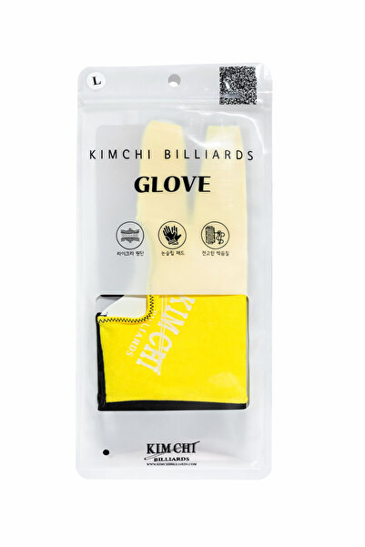 Pusula Oyun Kimchi Profesyonel File Bilardo Eldiveni Sarı ( L Beden Sol )