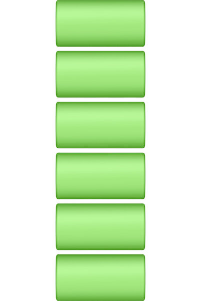 Ballograf Radiera mini pentru creion mecanic Rondo, verde neon - pachet de 6