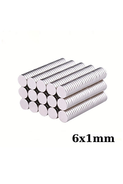 Genel Markalar 6x1mm Neodyum Güçlü Mıknatıs - Neodim Magnet