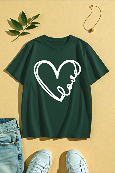 uyguntarz Unisex majica sa dizajnom srca ljubavi Štampano