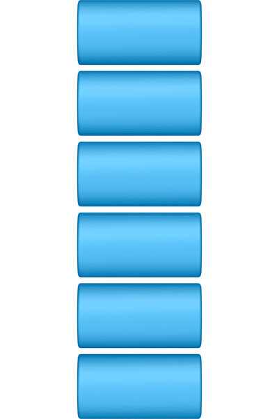 Ballograf Radiera mini pentru creion mecanic Rondo turcoaz - Pachet de 6