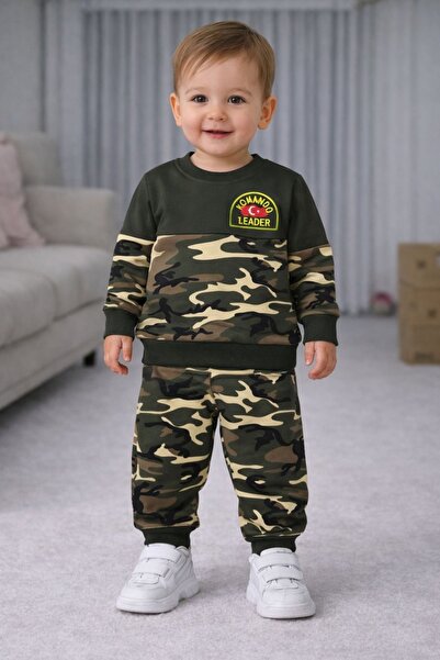 Turkish Flag Commando Camouflage Baby Boy Set