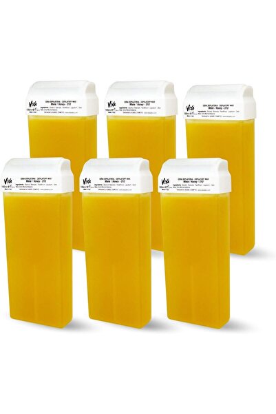 VİVA PROFESSIONAL Honey Wax Refill Tube for Hair Removal (6 Pieces)