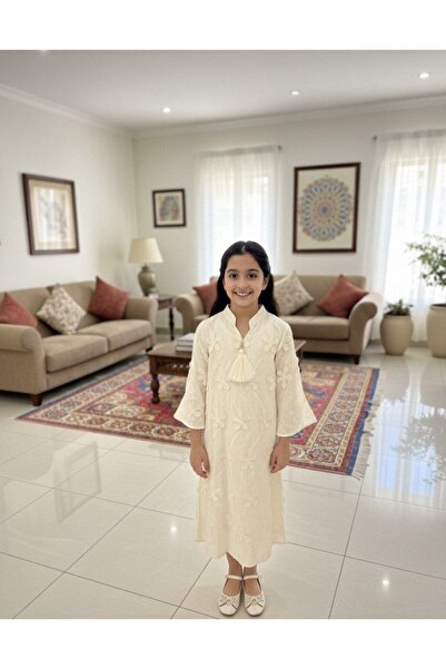 alqarat Najd Flower Midi Jalabiya