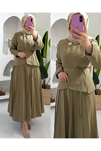 STİLSEN PREMİUM CUPRA CEKET ETEK TAKIM